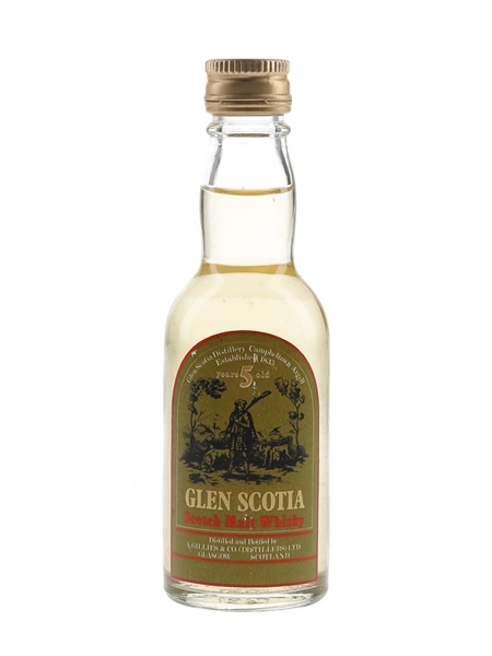 Glen Scotia 5 Year Old Bottled 1970s 5cl