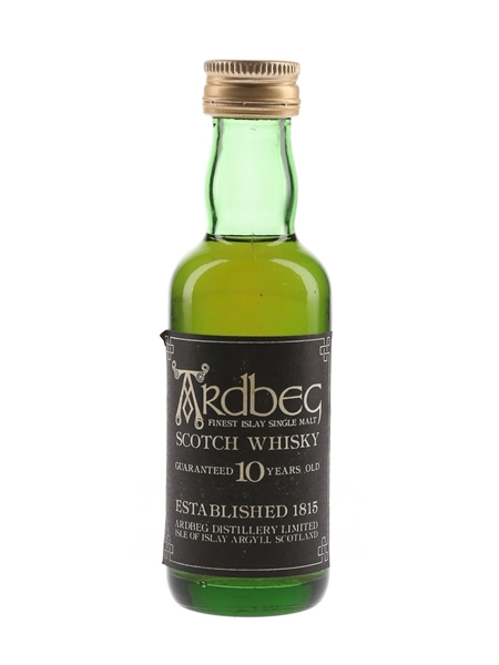 Ardbeg 10 Year Old Bottled 1970s 5cl