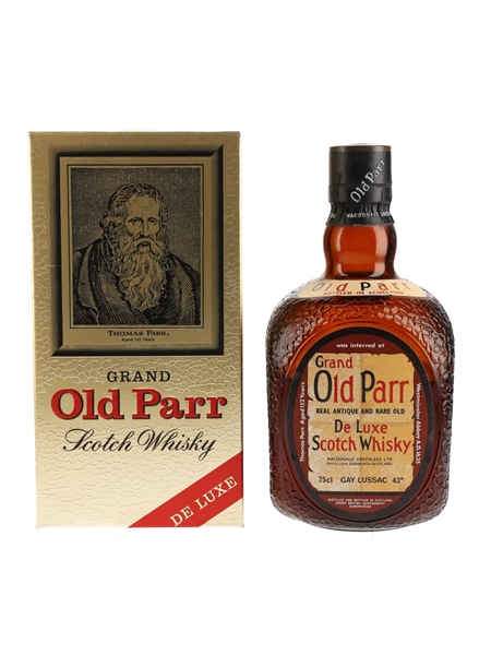 Grand Old Parr De Luxe Bottled 1980s 75cl / 43%