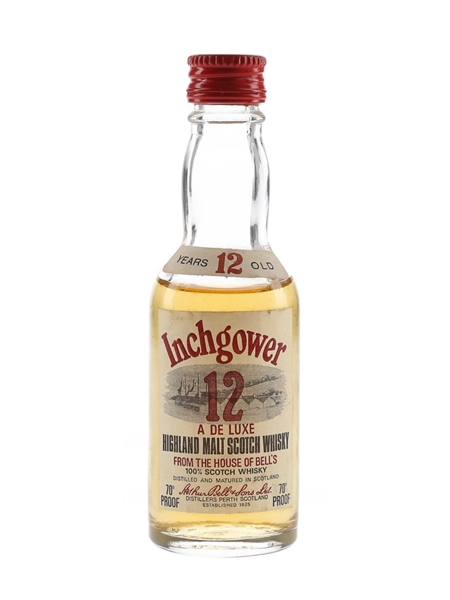 Inchgower 12 Year Old Bottled 1970s 5cl / 40%