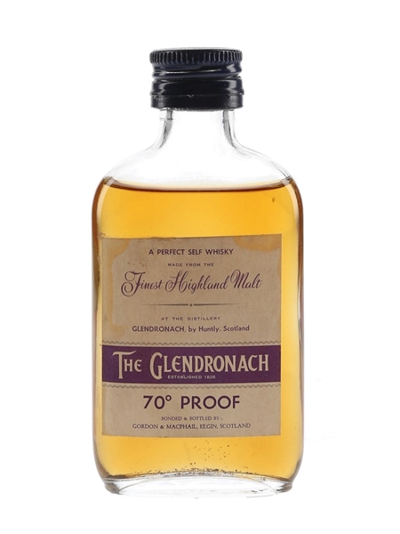 Glendronach 70 Proof - A Perfect Self Bottled 1970s - Gordon & MacPhail 5cl / 40%