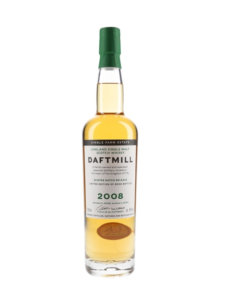 Daftmill 2008 Bottled 2020 - Winter Batch Release 70cl / 46%