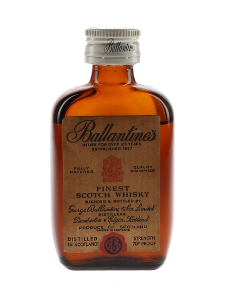 Ballantine's Finest Bottled 1960s 5cl / 40%