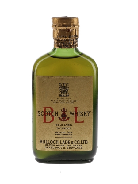 Bulloch Lade Gold Label Spring Cap Bottled 1950s 5cl / 40%