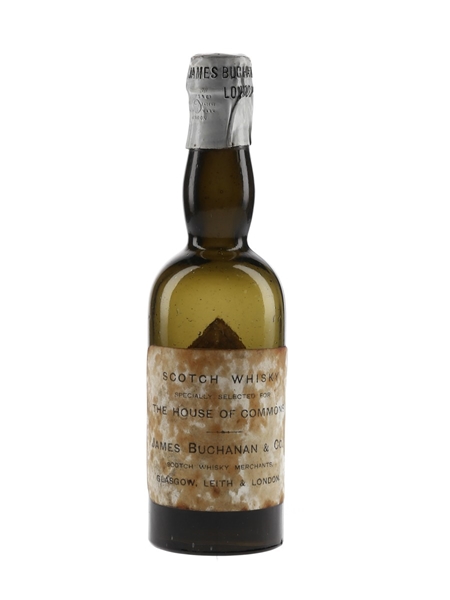 Buchanan's House Of Commons (Black & White) Bottled Circa 1900 5cl