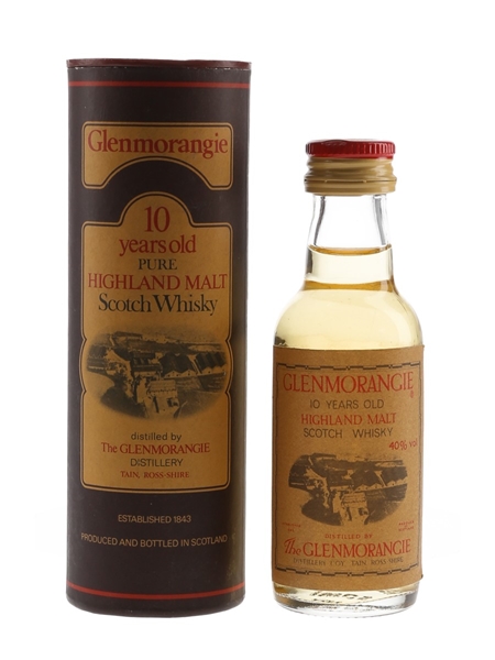 Glenmorangie 10 Year Old Bottled 1980s 5cl / 40%