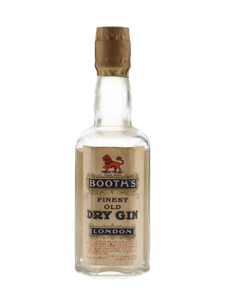 Booth's Finest Old Dry Gin Bottled 1939 5cl