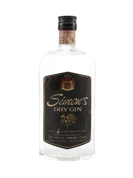 Simon's Dry Gin Bottled 1960s 75cl / 44%