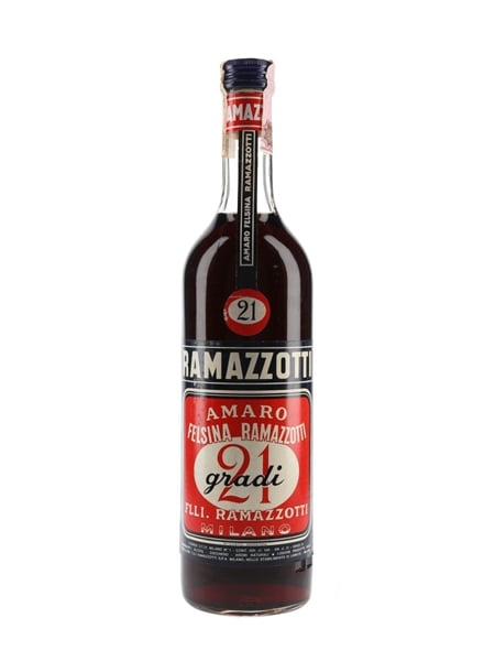 Ramazzotti Amaro Bottled 1960s 100cl / 21%