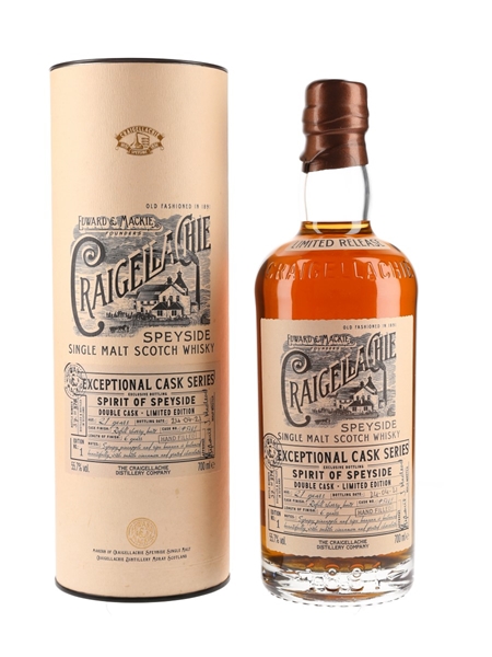 Craigellachie 21 Year Old Exceptional Cask Series Spirit Of Speyside Edition 1 70cl / 55.7%