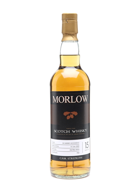 Arran 2000 Morlow Private Cask 15 Year Old Sherry Hogshead 70cl / 53.4%