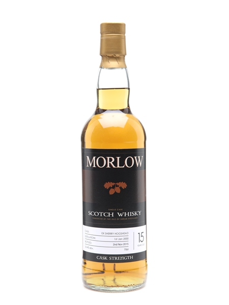 Arran 2000 Morlow Private Cask 15 Year Old Sherry Hogshead 70cl / 53.4%