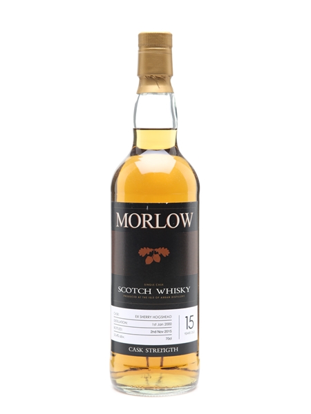 Arran 2000 Morlow Private Cask 15 Year Old Sherry Hogshead 70cl / 53.4%