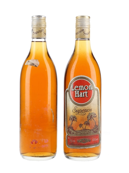 Lemon Hart Superior Bottled 1980s 2 x 75cl / 37.5%