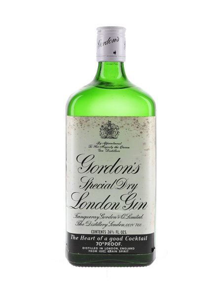 Gordon's Special Dry London Gin Bottled 1970s 75.7cl / 40%