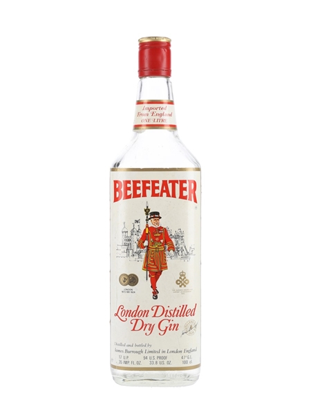 Beefeater London Distilled Dry Gin Bottled 1970s 100cl / 47%