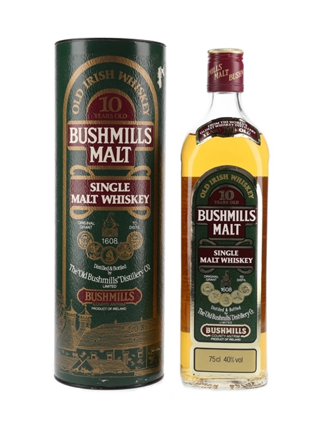 Bushmills 10 Year Old Bottled 1980s 75cl / 40%