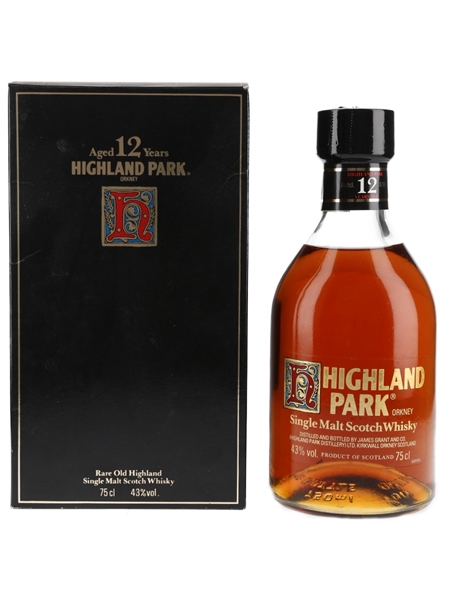 Highland Park 12 Year Old Bottled 1980s 75cl / 43%