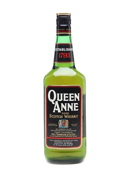 Queen Anne Rare Scotch Whisky Bottled 1970s - Giovinetti 75cl / 40%