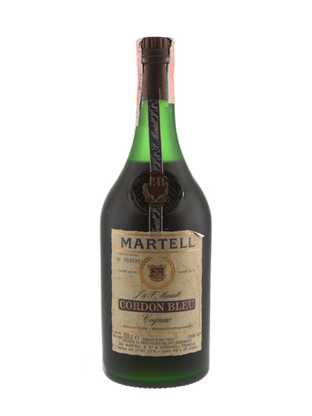 Martell Cordon Bleu Bottled 1970s - Spirit 70cl / 40%