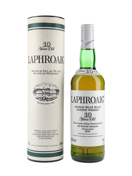 Laphroaig 10 Year Old Bottled 1990s - Pre Royal Warrant 70cl / 40%