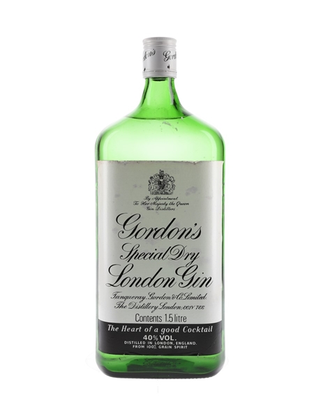 Gordon's Special Dry London Gin Bottled 1980s - Large Format 150cl / 40%