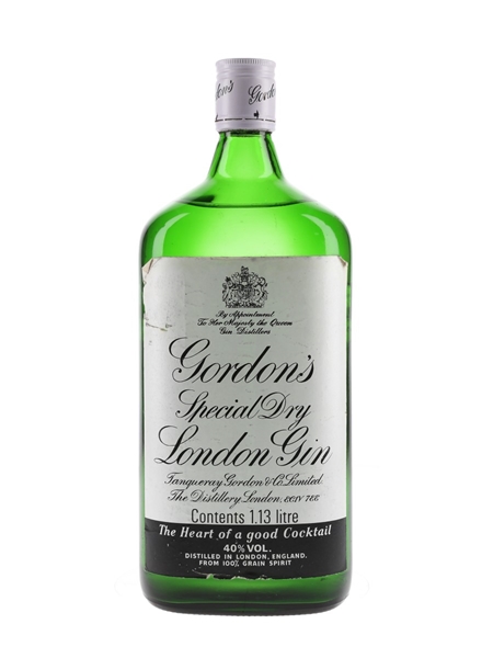 Gordon's Special Dry London Gin Bottled 1980s - Large Format 113cl / 40%