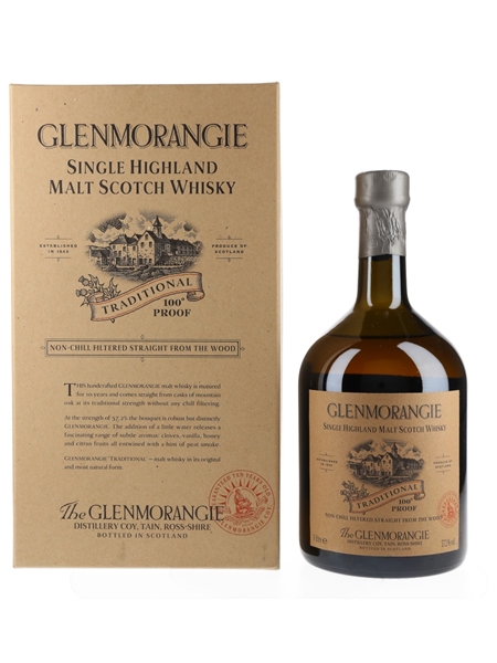 Glenmorangie Traditional 10 Year Old 100 Proof  100cl / 57.2%