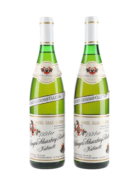 Wiltinger Scharzberg Riesling Kabinett 1991  2 x 75cl / 7.5%