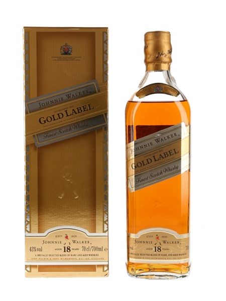 Johnnie Walker Gold Label 18 Year Old Bottled 1990s 70cl / 43%