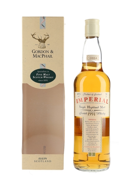 Imperial 1991 Bottled 2004 - Gordon & MacPhail 70cl / 40%