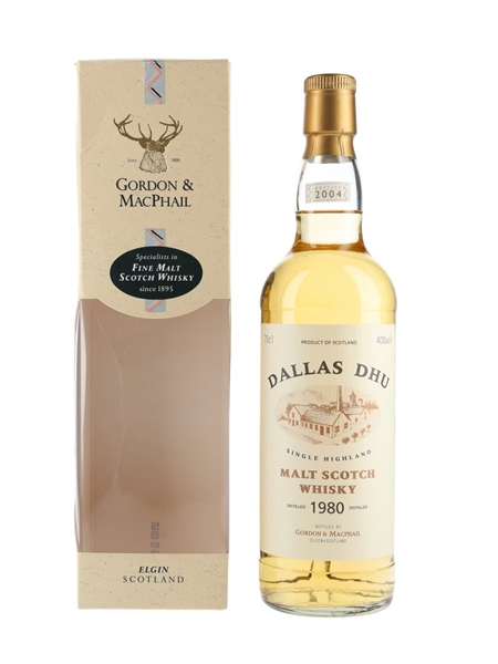 Dallas Dhu 1980 Bottled 2004 - Gordon & MacPhail 70cl / 40%