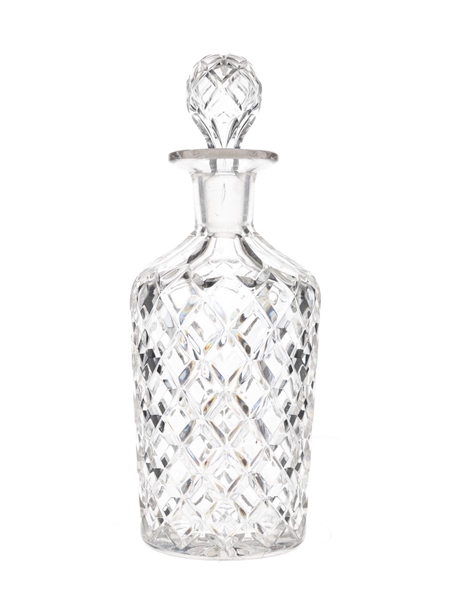 Crystal Decanter With Stopper  27cm Tall