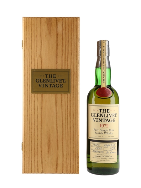 Glenlivet 1972 Vintage Bottled 1998 70cl / 53.86%