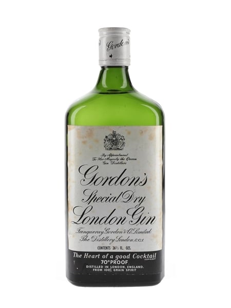 Gordon's Special Dry London Gin Bottled 1960s 75.7cl / 40%