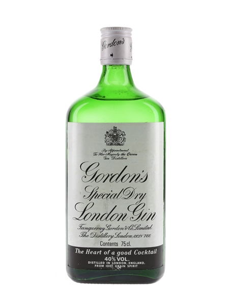 Gordon's Special Dry London Gin Bottled 1980s 75cl / 40%