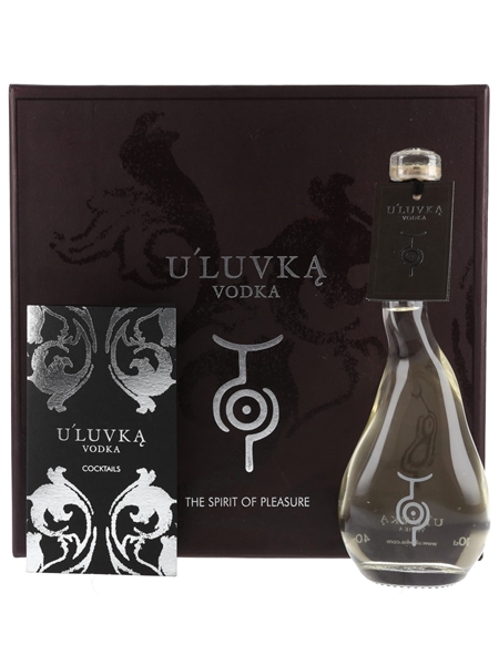 Uluvka Vodka & 2 Glasses Gift Pack  10cl / 40%