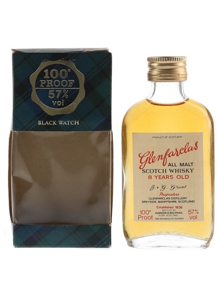 Glenfarclas 8 Year Old 100 Proof Bottled 1980s - Gordon McPhail 5cl / 57%