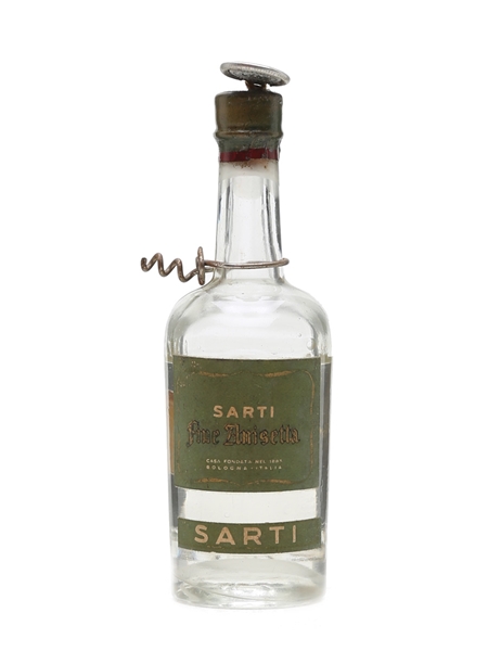 Sarti Fine Anisetta Liqueur Miniature Bottled 1933 - 1943 60cl / 38%