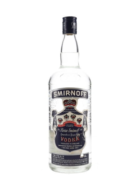 Smirnoff Blue Label Bottled 1970s-1980s - England 100cl / 50%