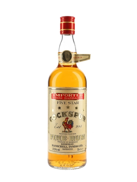 Cockspur 5 Star Bottled 1980s 75cl / 37.5%