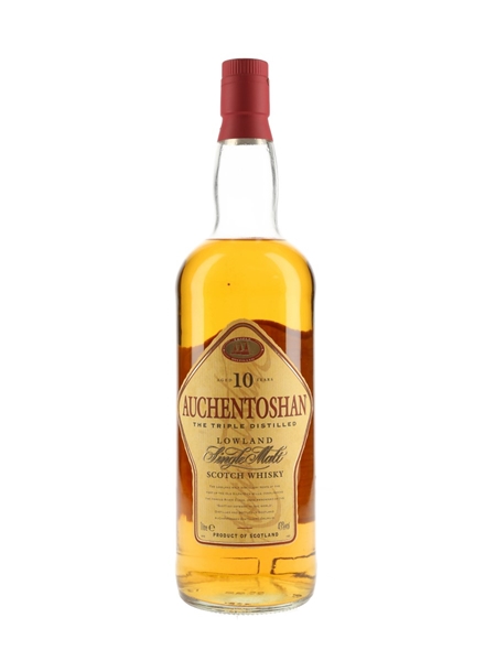 Auchentoshan 10 Year Old Bottled 1990s 100cl / 43%