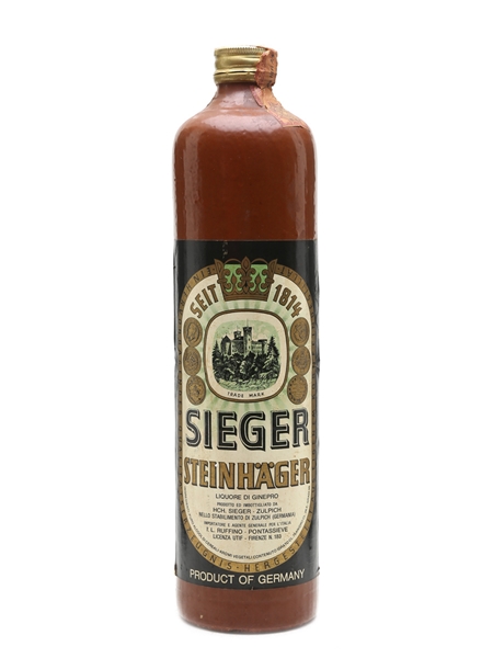 Sieger Steinhager German Gin Italian Market - Ruffino 75cl / 38%