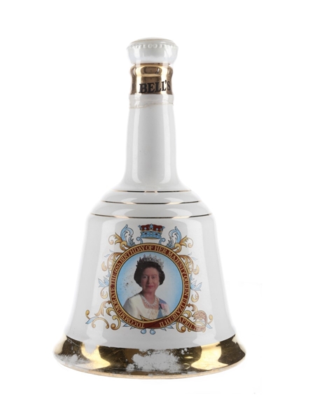 Bell's Ceramic Decanter Queen Elizabeth II 60th Birthday 75cl / 43%