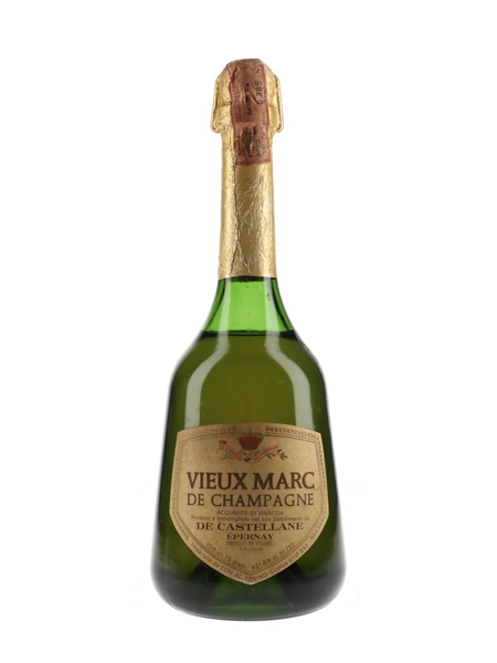 De Castellane Vieux Marc De Champagne Bottled 1960s - Con Al 75cl / 42%