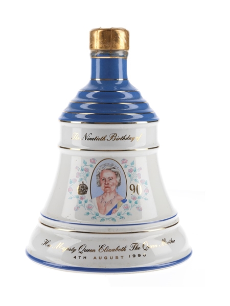 Bell's Ceramic Decanter The Queen Mother's 90th Birthday 75cl / 43%