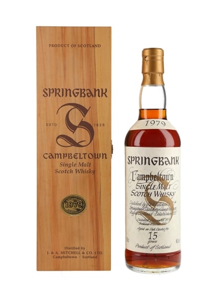 Springbank 1979 15 Year Old Bottled 1995 70cl / 46%