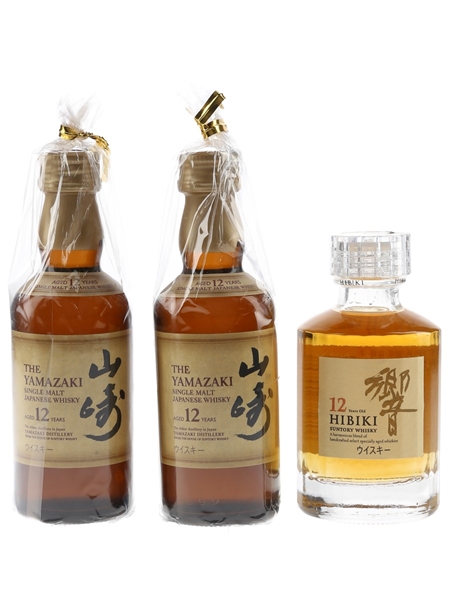 Hibiki 12 Year Old & Yamazaki 12 Year Old  3 x 5cl / 43%