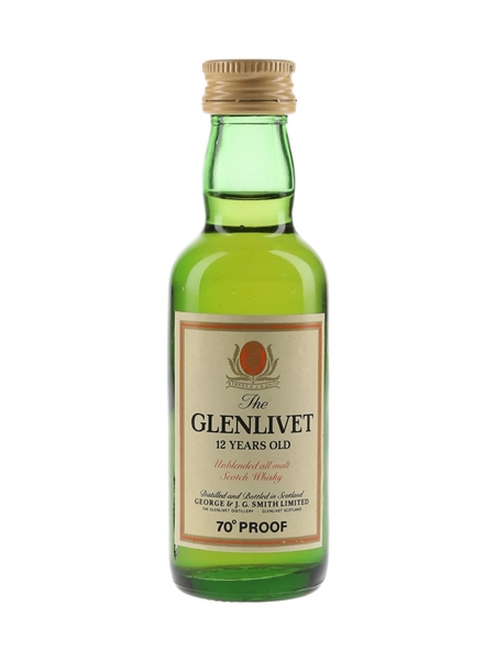 Glenlivet 12 Year Old Bottled 1970s 5cl / 40%