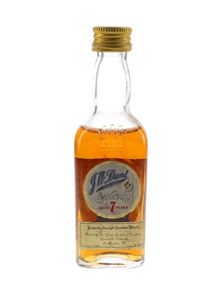 J W Dant 7 Year Old Bottled 1970s - Riunite Di Liquori 4cl / 43%